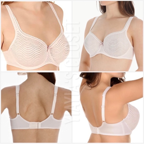 Imprerinte Luxury sheer sexy cream tone bra. Size 34F. - Picture 3 of 11